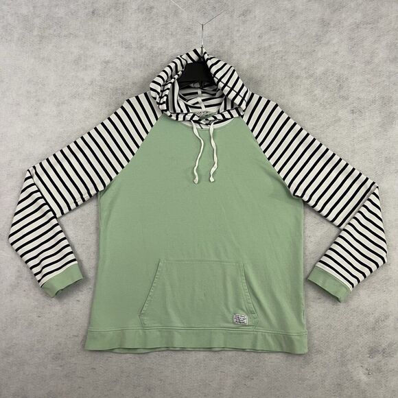Orvis Hoodie Womens Large Mint Green Pullover Stretch Cotton Blend Soft Casual - Picture 7 of 12